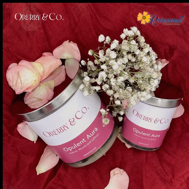 Candle Floral Combo